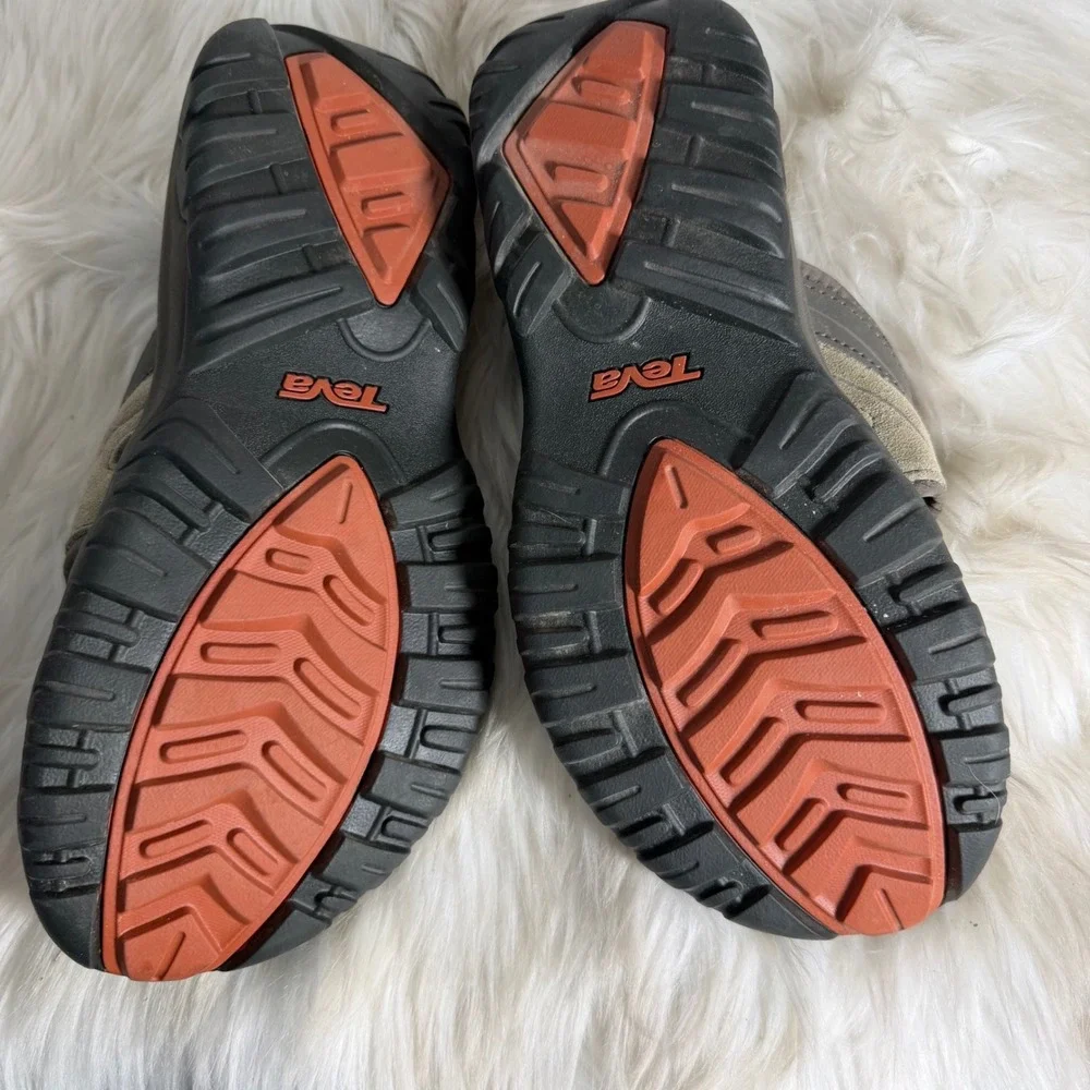 Teva Katavi Thong Sandals Mens 9‎ Brown Suede Mesh Flip Flops 1002432